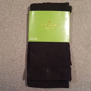 NWT Kate Spade black tights
